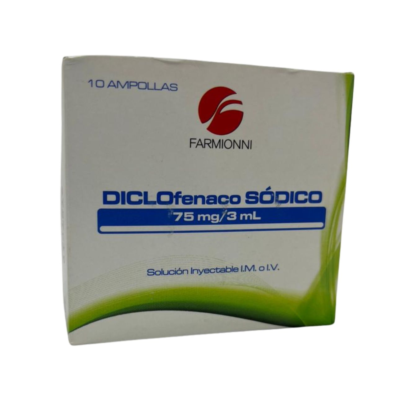 DICLOFENACO SODICO AMPOLLA Diclofenaco sódico 75mg/3mL solución inyectable - Imagen 1