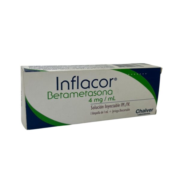 Inflacor Betametasona 4mg/mL solución inyectable